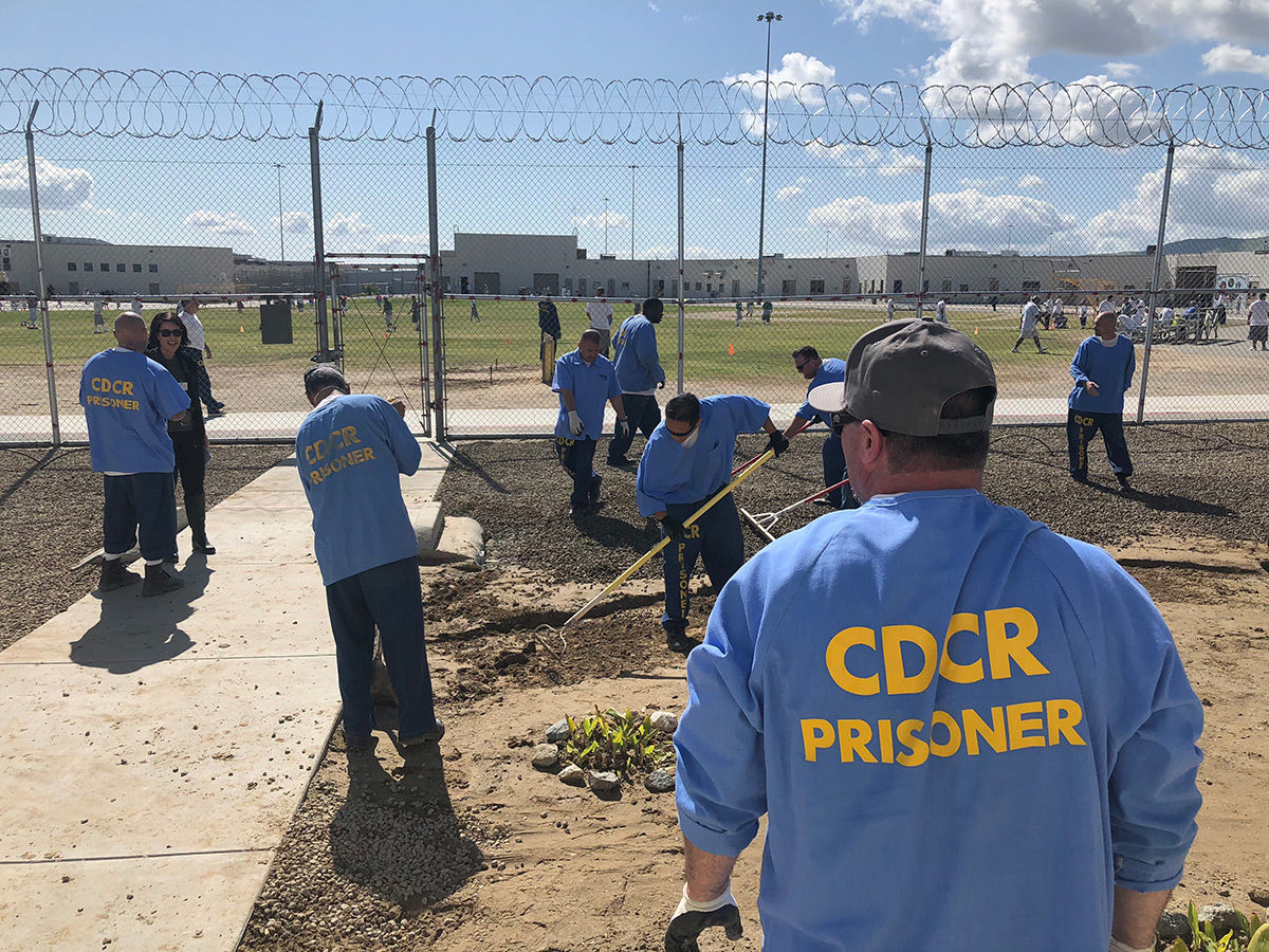 Avenal State Prison garden
